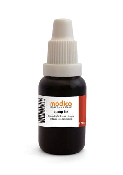 Tusz Modico 15 ml, kolor czerwony