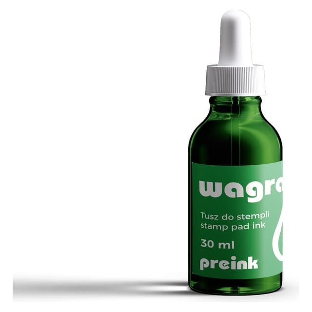 Tusz Wagraf 30 ml, kolor zielony