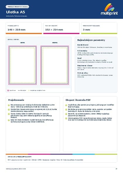 Okładka: Ulotka A5
